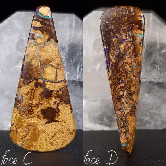 Australian Koroit Opal * boulder opal cab 35.47 x 16.04 x 10.80mm * LKO145L5 - Picture 9 of 13